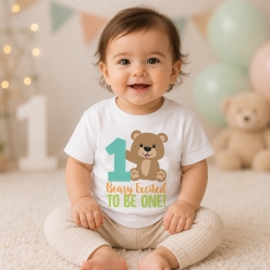 Beary Excited To Be ONE T-shirt- All Sizes